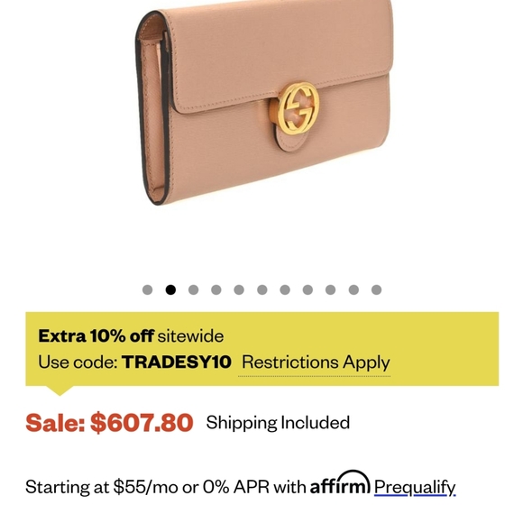 Icon Gucci logo Continental Wallet - Picture 8 of 8